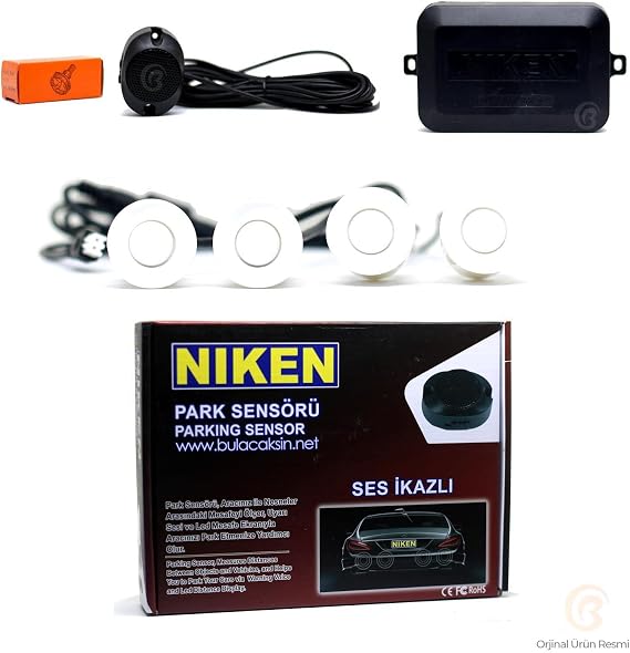 Niken Park Sensörü Ses İkazlı 22mm Beyaz