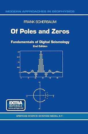 Of Poles and Zeros: Fundamentals of Digital Seismology (Modern Approaches in Geophysics, 15)