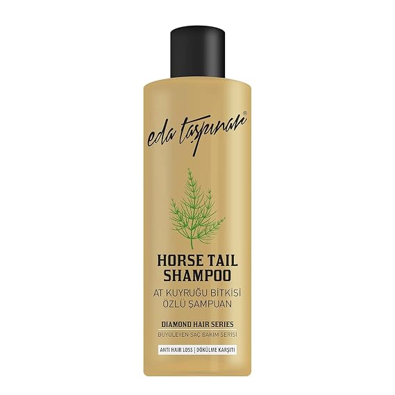 Eda Taspinar Horsetail Herbal Shampoo for Dry and Damaged Hair, Repairing Formula for Faster Growth, Shinier and Healthier Hair, Less Hair Loss, All Eyes On You! (400 ml/13.53 fl oz) 1 Pack