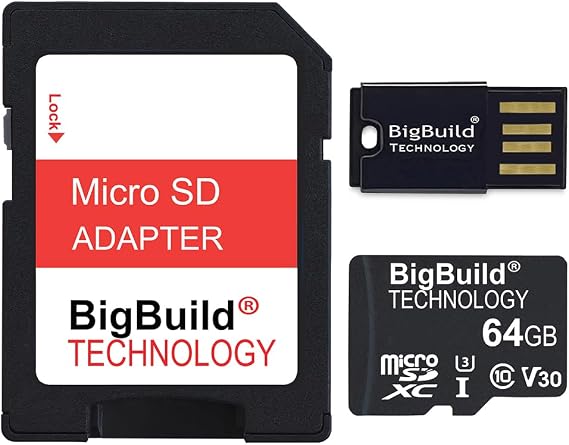64GB Ultra Fast 100MB/s U3 microSDXC Memory Card for Motorola Moto G Fast, G Play/Power/Stylus Cell Phone