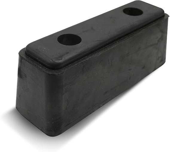 DOJA Barcelona | Rubber Buffers for Trucks | Pack of 2 | Parking Stopper Garage | 345x98x103mm | Rubber | Truck Accessory | for Trailers, Caravan