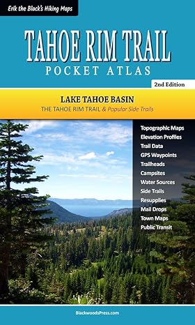Tahoe Rim Trail Pocket Atlas