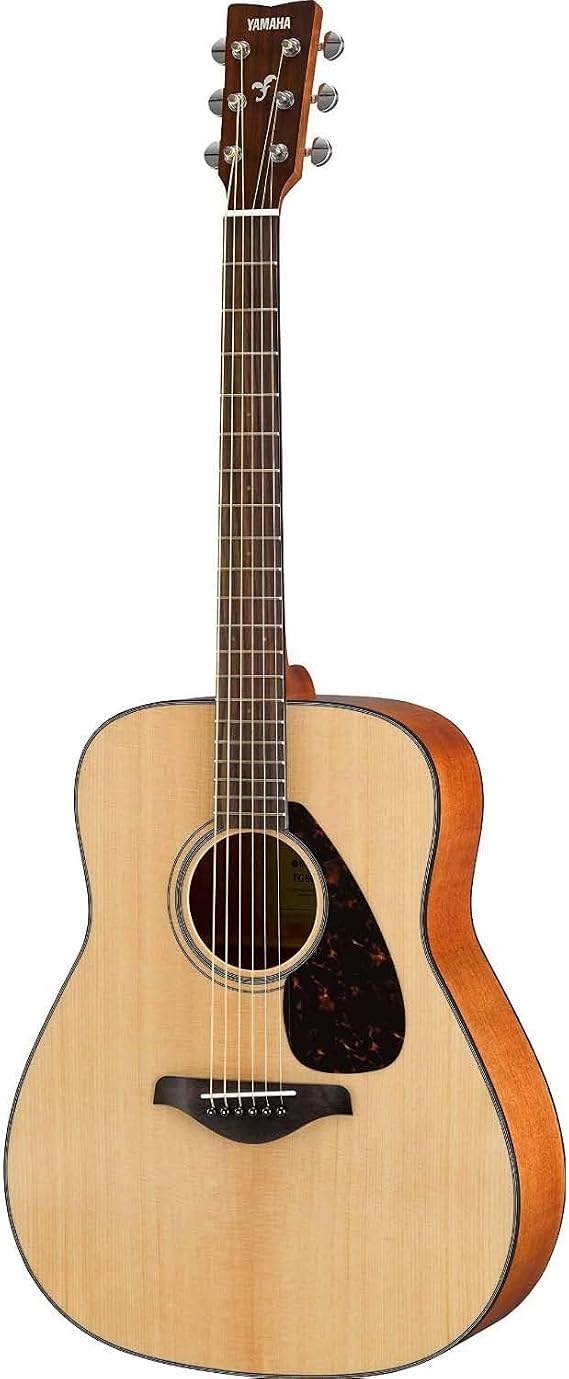 Yamaha FG800 Western Guitar Natural - Acoustic Western Guitar with Authentic Sound - Beginner Guitar for Adults and Teenagers - 4/4 Wooden Guitar