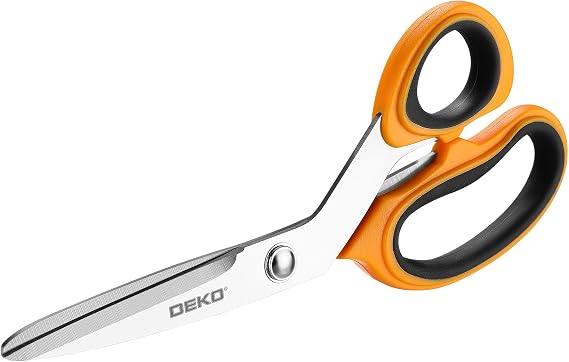 Professional Heavy Fabric Scissors for Tailor:8.5 Inch Sharp Stainless Steel Heavy Duty Scissors Can Easily Cut FabricPaperPlastic for OfficeSchool and Home