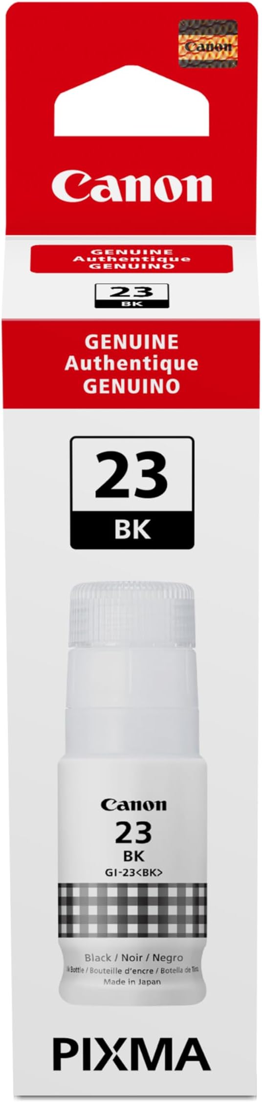 Canon GI-23 Genuine Black Ink Bottle, Compatible with Megatank G620 Printers