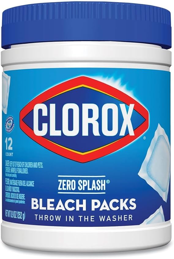 Control Bleach Packs, Regular, 12 Tabs/Pack, 6 Packs/Carton