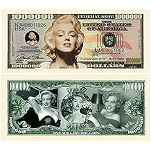 American Art Classics Marilyn Monroe Million Dollar Novelty Bill Collectible