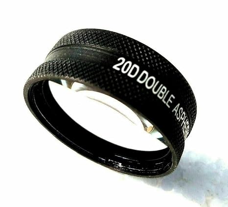 20D New Double Aspheric / 20D Ophthalmic Diagnostic Lens in Unique Volk Style case