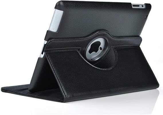 Apple iPad 5. Nesil 6. Nesil 9.7 ile uyumlu Kılıf 360 Dönebilen Standlı Case A1822 A1823 A1893 A1954 Siyah