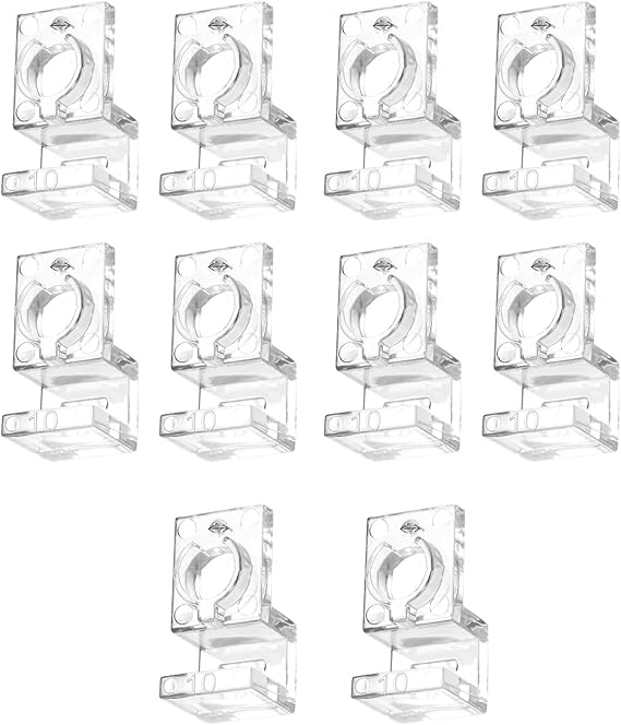 10pcs Aquarium Lid Support Bracket Fish Tank Cover Holder Stand Acrylic Fishtanks Cover Support Clamp Clips Aquarium Lid Support for Fishtanks