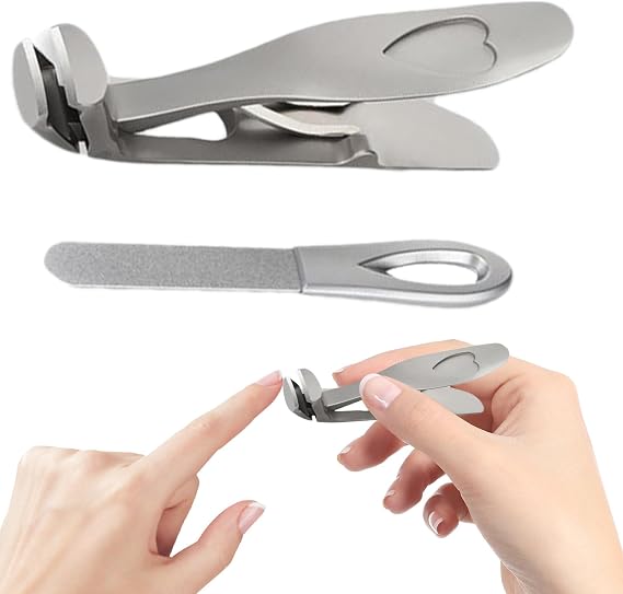 Large Stainless Steel Nail Clippers - Premium Nail Clippers | Includes Comfort Grip, Wide Cutting Capacity and Stainless Steel for Professional Quality Nail Care
