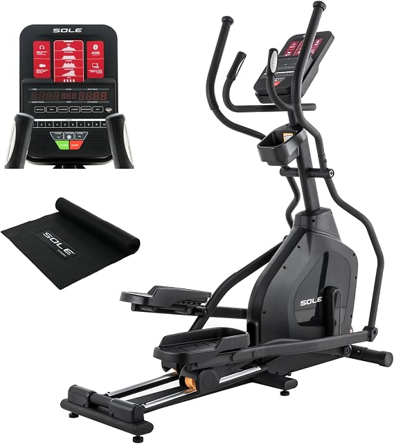 SOLE E20 Cross Trainer Elliptical Home Use Silent Aerobic Exercise Training 24-Hour Gym Experience Fitness Diet Full Body Training Solves Indoor Exercise Shortage Heart Rate Measurement 20-Level Load