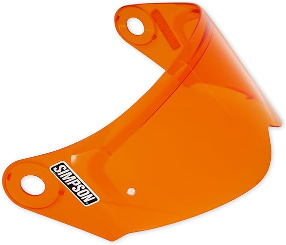 SIMPSON Motorcycle Mod Bandit Helmet Visor Replacement Shield Amber Pinlock Compatible (MBASE)