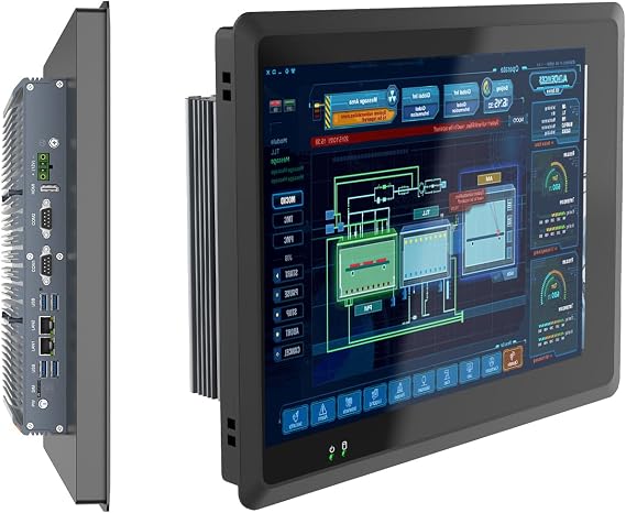 19" Industrial Fanless Panel PC, IP65 Touch Screen Panel Computer