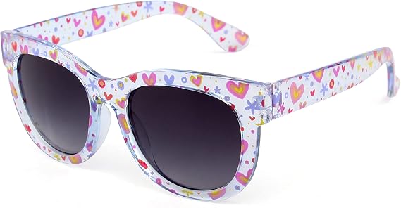 KENBO Kids Sunglasses Girls Boys UV400 Protection with Unicorn Glasses Case