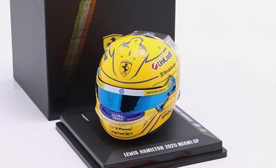 LOOKSMART Lewis Hamilton Scuderia Ferrari HP GP Miami 2025 1/5 Helmet