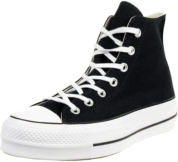 Converse Platform Hi Trainers Black White - 6.5 UK