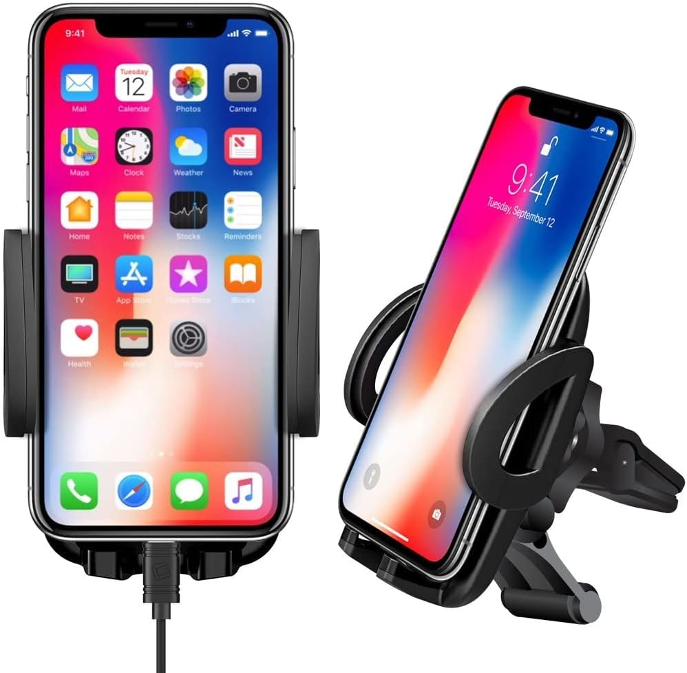 Full 360 Multi Mount Works for BlackBerry Motion and Car Holder is Fully Adjustable, Portable, Durable up to 3.5inch Wide Screens and 8 pounds! [Black]