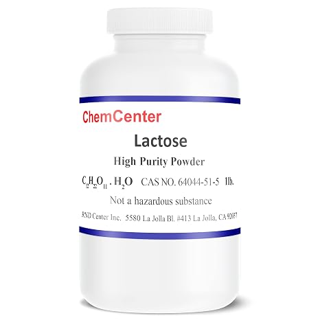 Lactose, Powder, Ultra Pure, 99% min., 1lb.