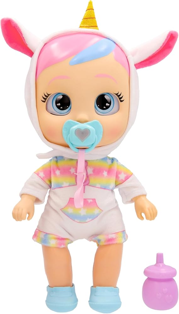 Cry Babies My First Steps Dreamy - 12.2" Interactive Doll with Walking Feature