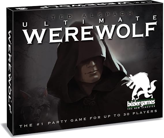 Bezier Games Ultimate Werewolf | Villagers vs Werewolves Hidden Role Mystery for Large Groups, Social Deduction with Bluffing and Moderator-Led Play