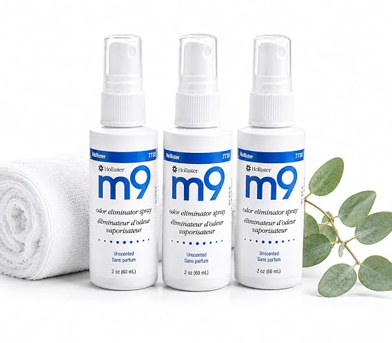 m9 Odor Eliminator Spray, Unscented 2 oz (Pack of 3)