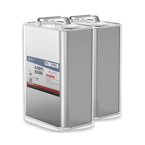 Alliance Chemical n-Propyl Alcohol ACS Grade - 2 Quart Bottle - Alcohol Solvent for Routine Synthesis