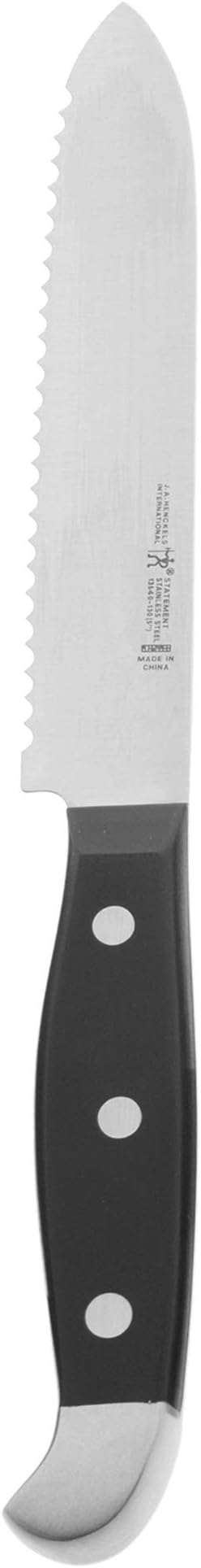 Henckels Statement 5-Inch Serrated Utility Knife, German Engineered