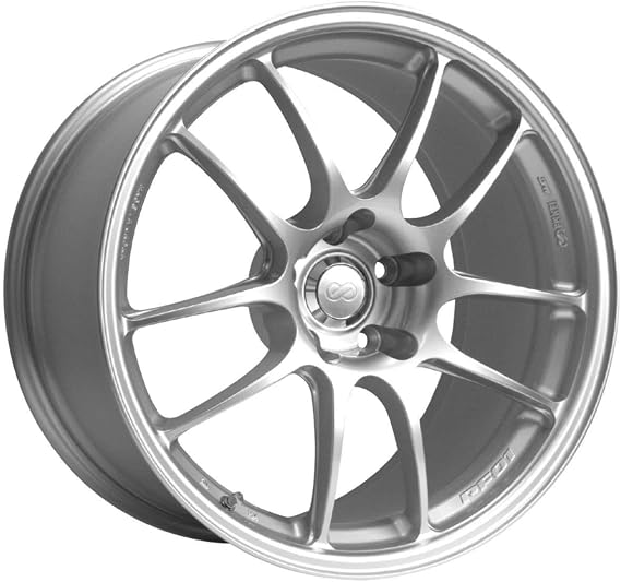 Enkei 460-670-4943SP PF01 Racing Wheel 16x7 +43 4x100 Silver Paint