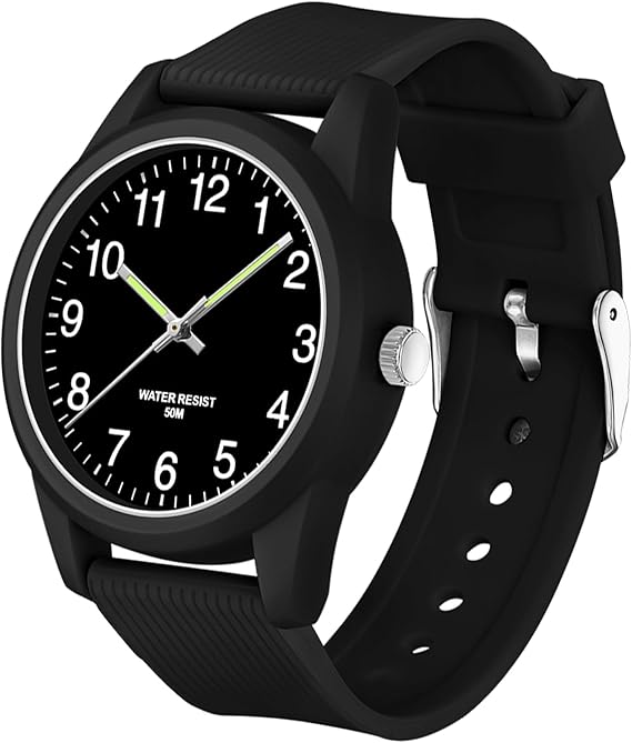 SOCICO Kids Analog Watches 50M Waterproof Easy Read for 3-12 Birthday Gift