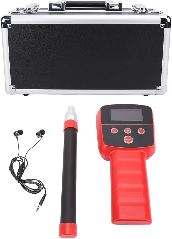 512Hz Underground Pipe Locator with LED Display, Handheld Pipeline Detector for Water Blockage Detection, Efficient Exploration Work