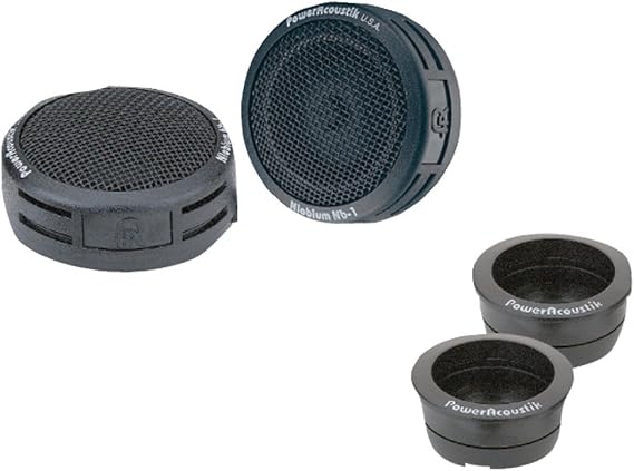 Power Acoustik NB-2 200-Watt 3-Way Tweeters, Standard Packaging,Black