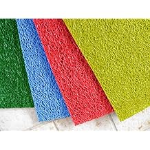 Vinyl Mesh Heavy-Duty Entrance Black 2' x 3' Scraper Mat Without Backing/Borders - Drainable