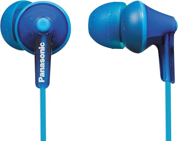 Panasonic RP-HJE125-A HJE125 ErgoFit in-Ear Earbuds (Blue)