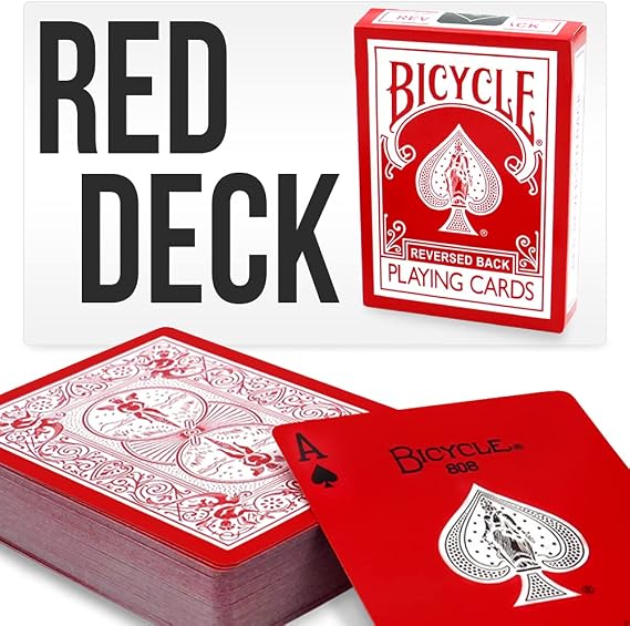 Bicycle Red Reverse Deck by Magic Makers