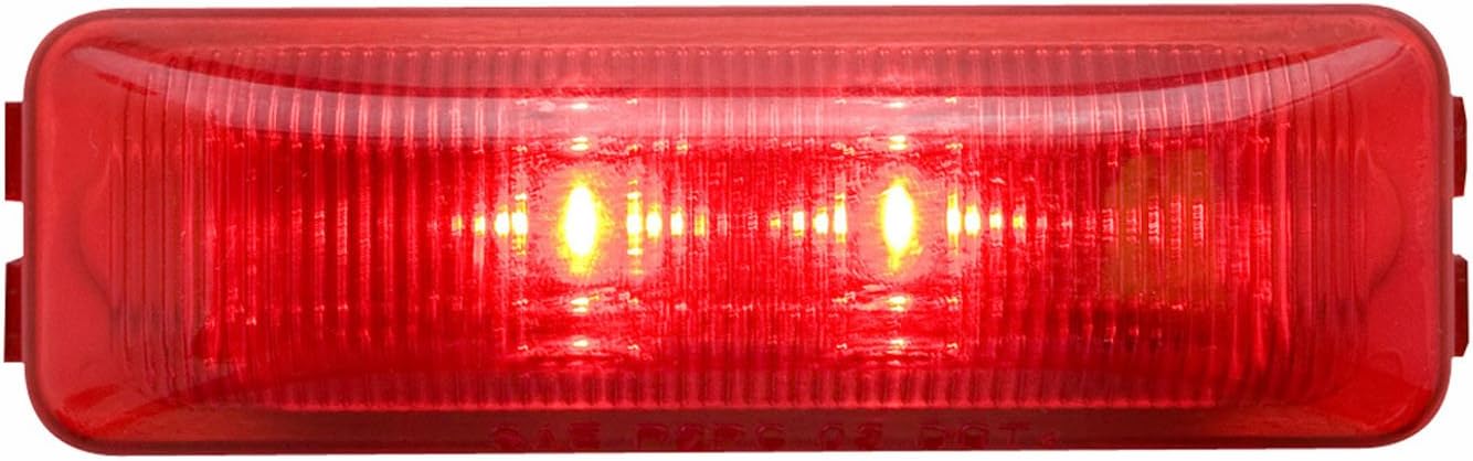 Optronics 2-Diode Fleet Count Red Thinline LED Clearance Marker Trailer Light