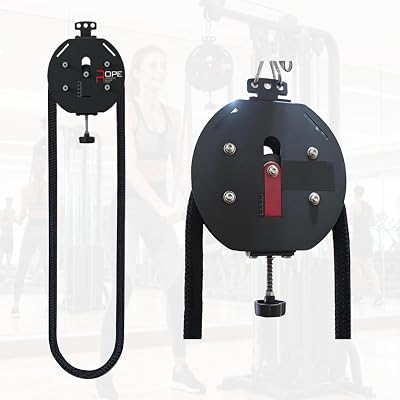 Endless Rope Trainer,Portable Cable Pulley System,Pulley Cable Machine System with Adjustable Resistance,Home Gym Equipment,for Grip,Arms,Back,Body Coordination Exercises