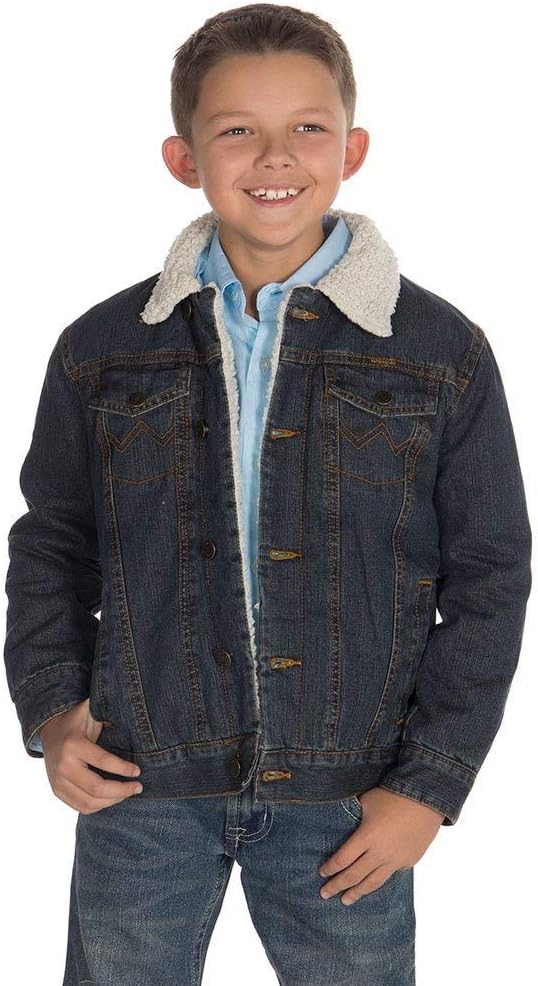 Wrangler Western Lined Jacket, Blanket Indigo, Small