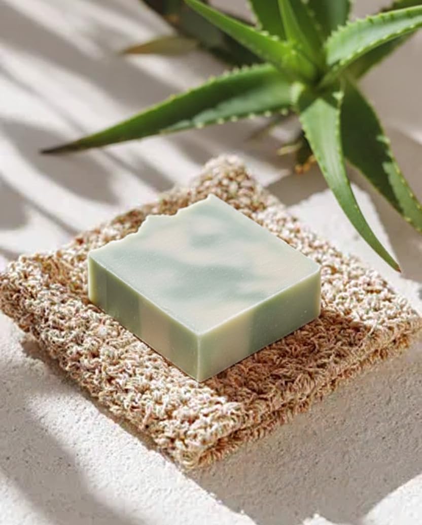 El Yapımı Doğal Argan & Aloe Vera Sabunu – Yoğun Nemlendirici, Besleyici ve Onarıcı Bakım