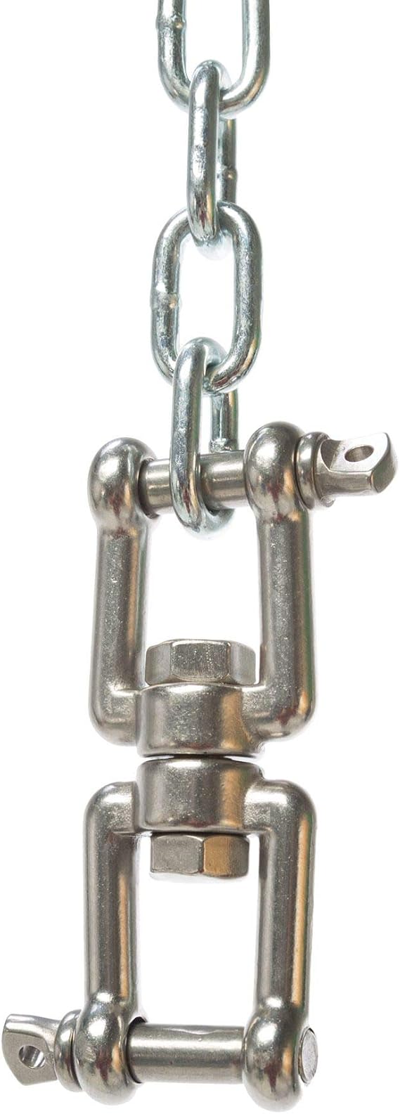Original Pawleys Island 2 in. x 4.5 in. Single Swing Swivel, Zinc-Plated Steel, 600 lb Weight Capacity, Accomodates All Swings