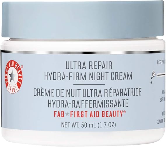 First Aid Beauty Ultra Repair Hydra-Firm Night Cream, Intense Nighttime Moisturiser – 50 ml
