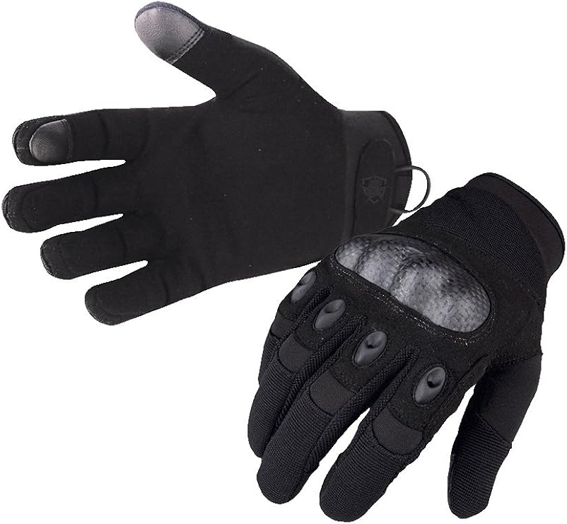 5ive Star Gear Hard Knuckle Tactical Gloves, Black, Small (3814003)