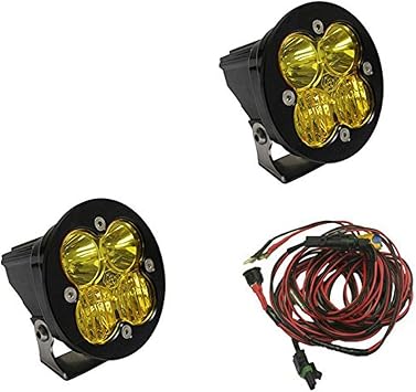 Baja Designs 59-7813 Squadron-R Pro Amber Driving/Combo Light Bar, Pair
