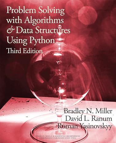 Problem Solving with Algorithms and Data Structures Using Python3rd Edition