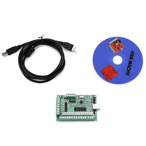 USB CNC Breakout Board Interface Card CNC MACH3 Interface Board Motion Engraving Machine Control USB Cable
