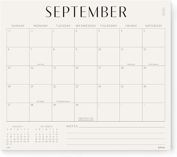 Jotsome Magnetic Calendar for Refrigerator 2026-2027