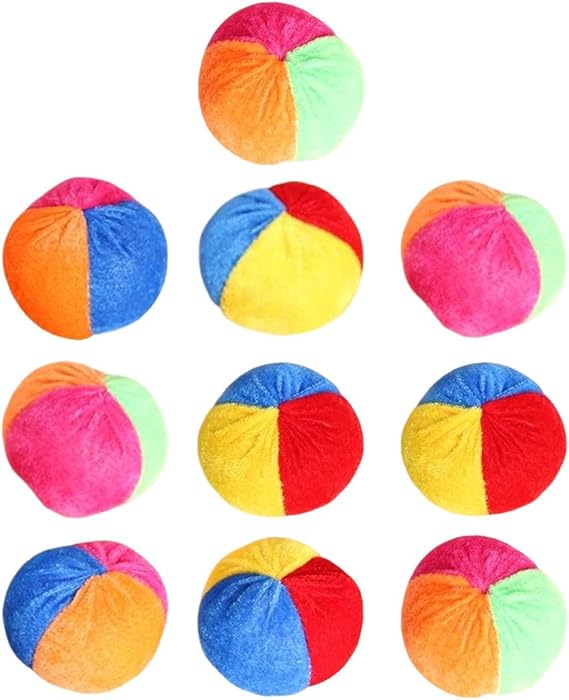 Ball Sack 10-Piece Funny Portable Soft | Adults Foot Bag Hacky Balls for Indoor Outdoor Backyard Beach Park Party Camping Juggling Casual Play