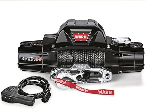 Warn 89305 ZEON 8-S Winch with Synthetic Rope - 8000 lb. Capacity