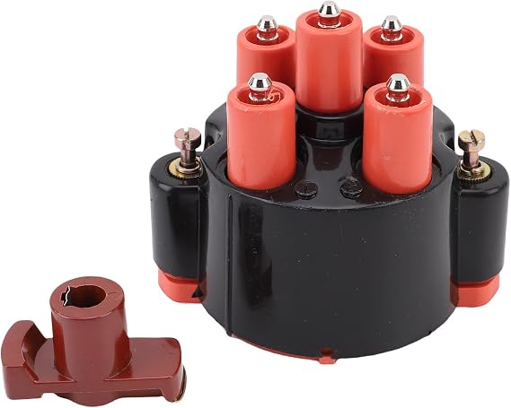 Ignition Distributor Cap Rotor Kit High Performance ABS Plastic Optimal Electrical Conductivity Replacement for Mercedes 190 W201 E CLASS W124 G KLASSE W460 W461 W463