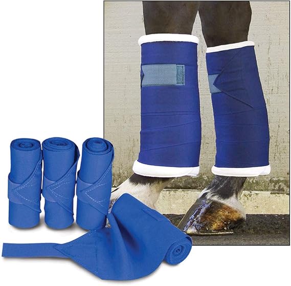 Toklat Standing Bandages 6x12 Ft Set of 4, Velcro Laundry Bag